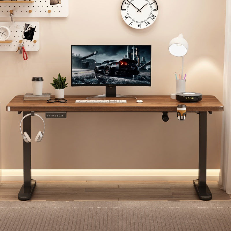 Sitfinity Solid wood electric height-adjustable desk D